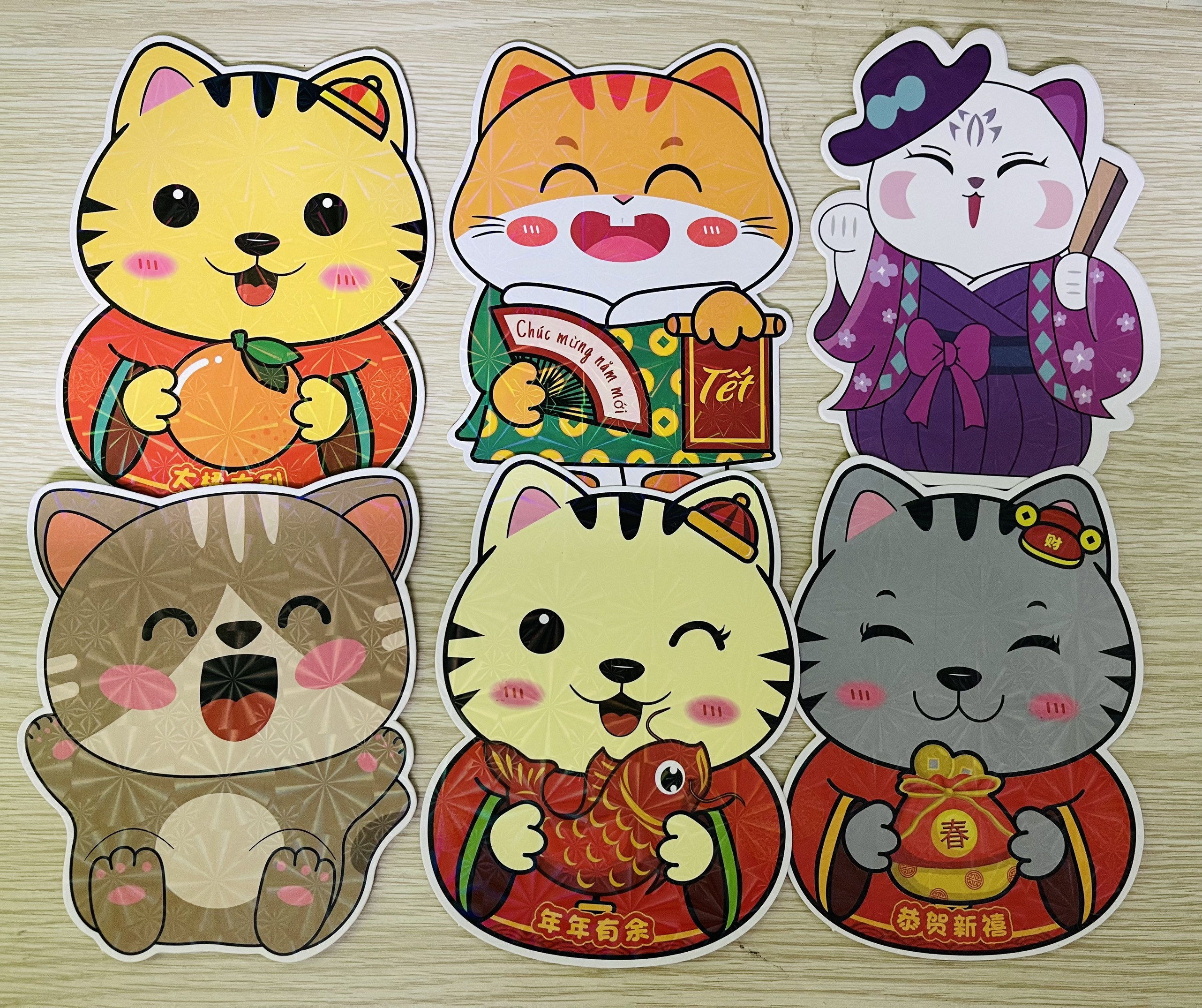 Combo 10 lì xì truyền thống, lì xì combo dễ thương