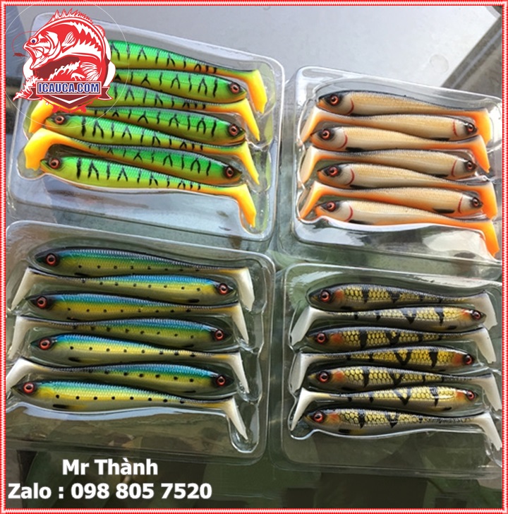 Mồi mềm NFF Xanh tiger chính hãng
