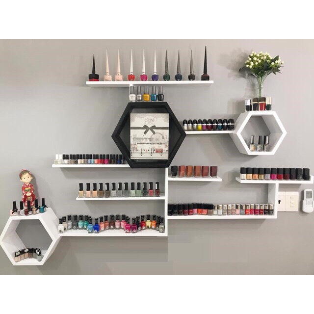 Bộ Kệ Để Đồ Nail. Để Nước Sơn Treo Tường