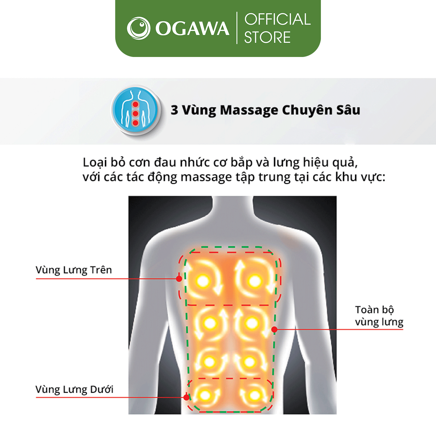 Đệm massage OGAWA Mobile Seat Mini
