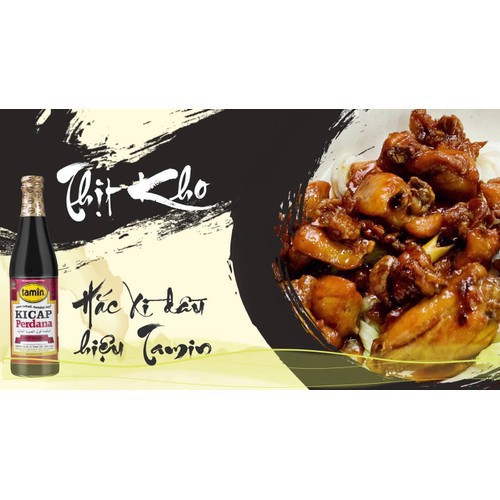 Hắc Xì Dầu Kicap Perdana Tamin 330ml*24c/ Xì Dầu Malaysia Tamin Kicap/ Xì Dầu Kho Thịt Ngon Nhất - Nhập Khẩu Chính Hãng Malaysia