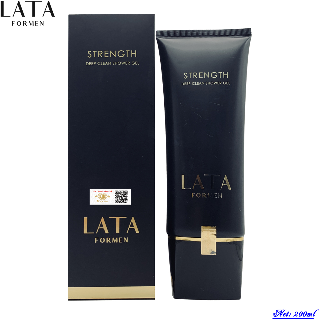 Sữa tắm trắng da dành cho nam Lata For Men Deep Clean Shower Gel