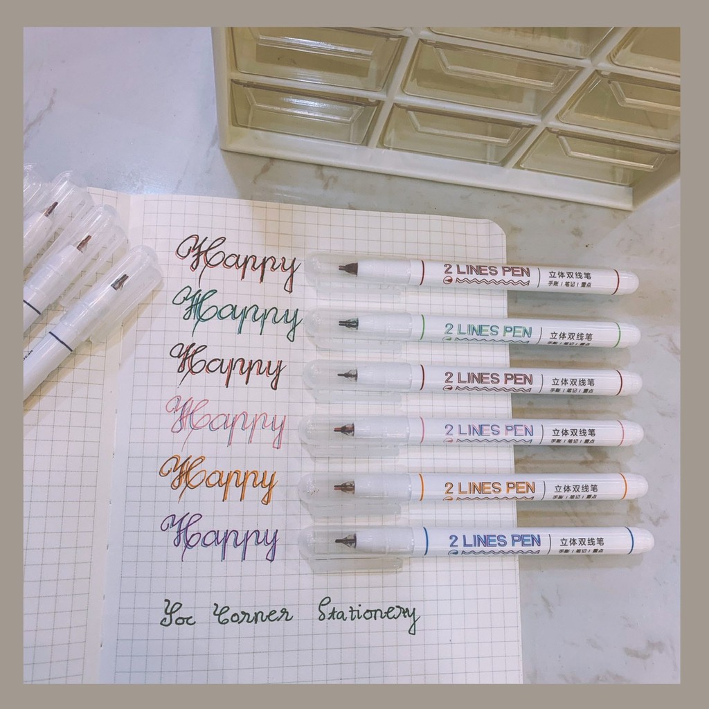 [HCM]1 CÂY BÚT 2 LINES PEN