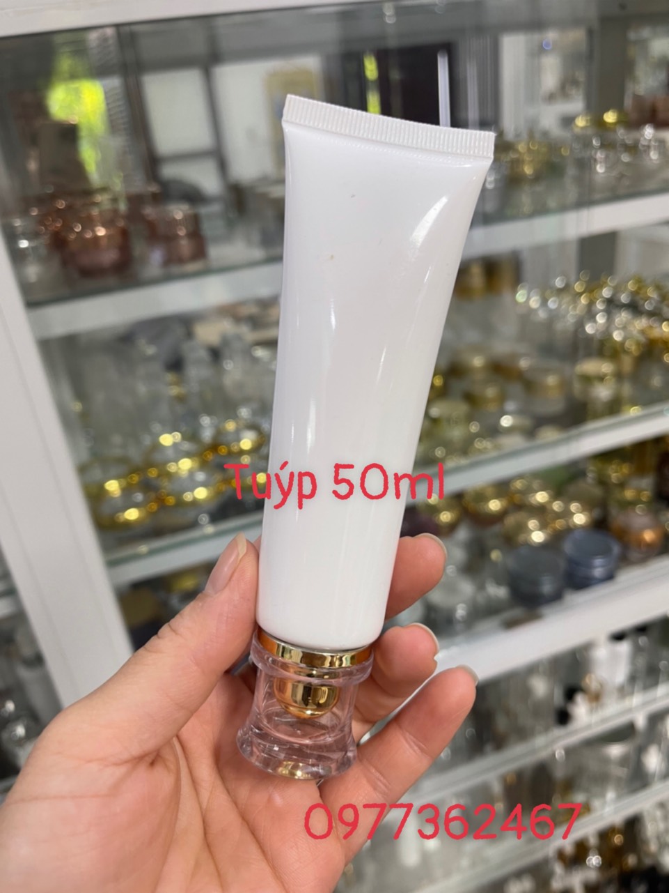 Tuýp nhựa đựng mỹ phẩm, tuýp chiết mỹ phẩm nắp eo 30ml 50ml 100ml