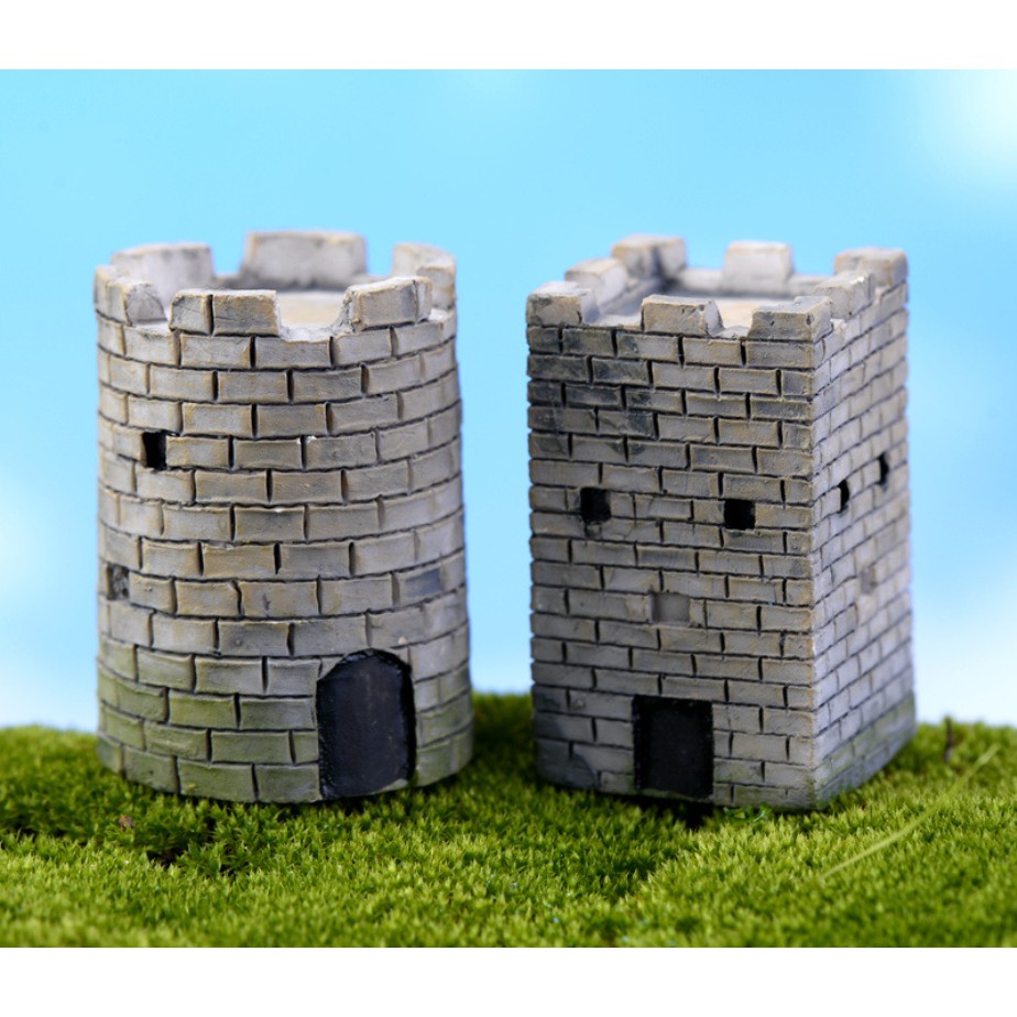 Mô hình tòa tháp canh đá phong cách Vạn Lý Trường Thành trang trí tiểu cảnh  DIY  Lazadavn