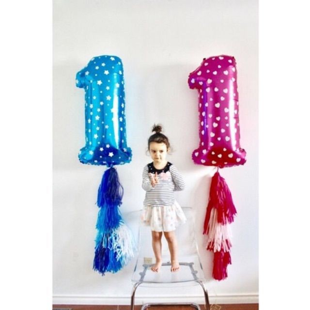 Bong bóng kiếng nhôm số 1 lớn 70cm - bóng van 1 chiều bơm lên tự khóa có thể sử dụng nhiều lần trang trí cho bữa tiệc