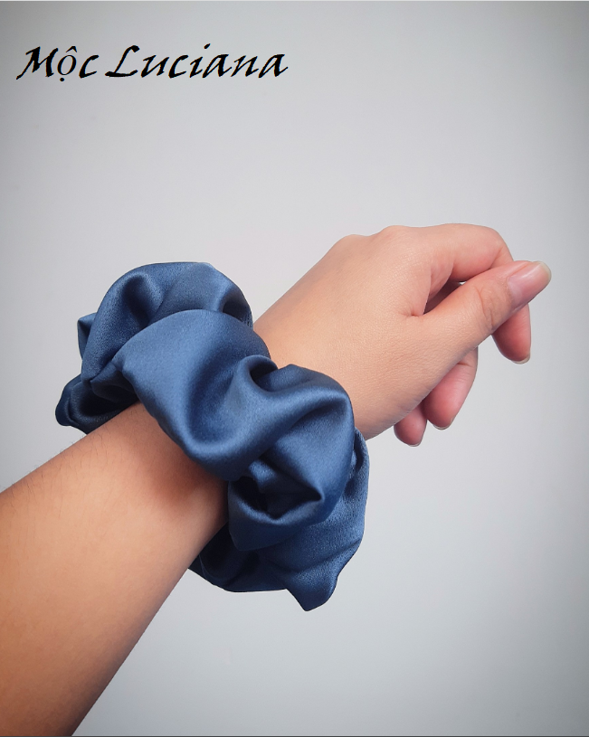 [HCM] Đồ cột tóc Lụa-Satin bồng bềnh cao cấp sang trọng_Scrunchies