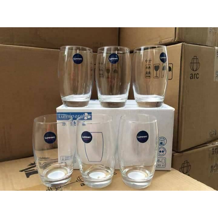 Bộ 6 cốc thuỷ tinh luminac