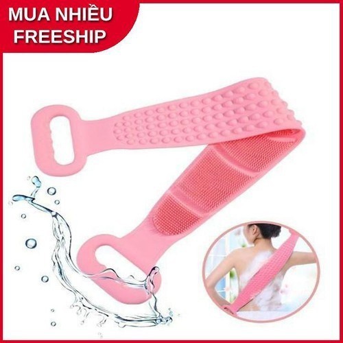 Dụng Cụ Cọ Lưng Silicon 2 Mặt- Cọ Tắm Silicon