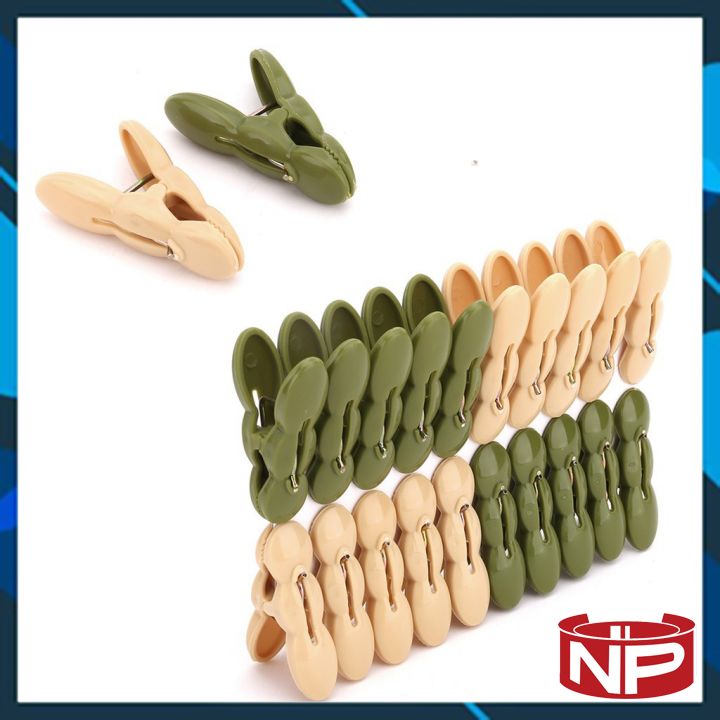 [ ĐẸP ĐẸP] Vỉ  Kẹp quần áo củ lạc Việt Nhật vỉ 20 chiếc