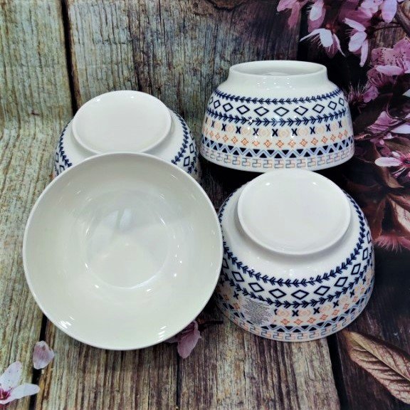 tô sứ hoa văn thổ cẩm - tô sứ 16cm