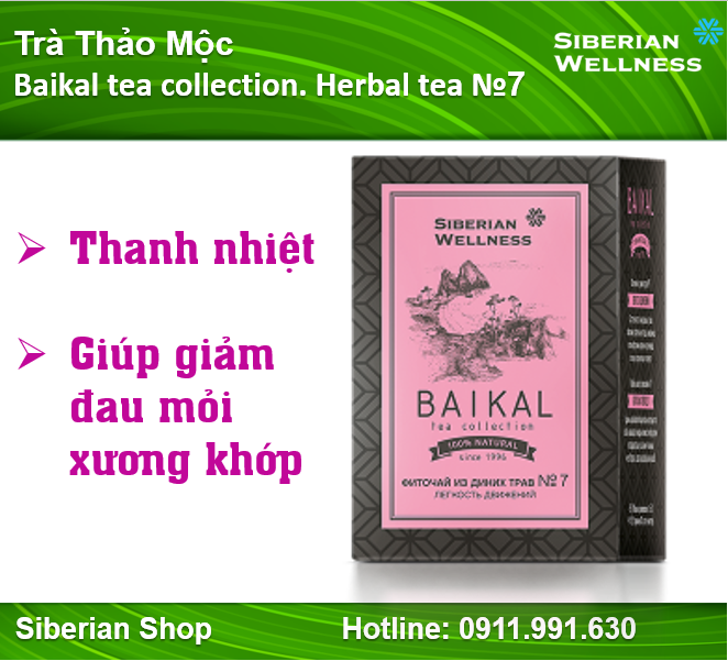 Trà thảo mộc Baikal tea collection. Herbal tea №7