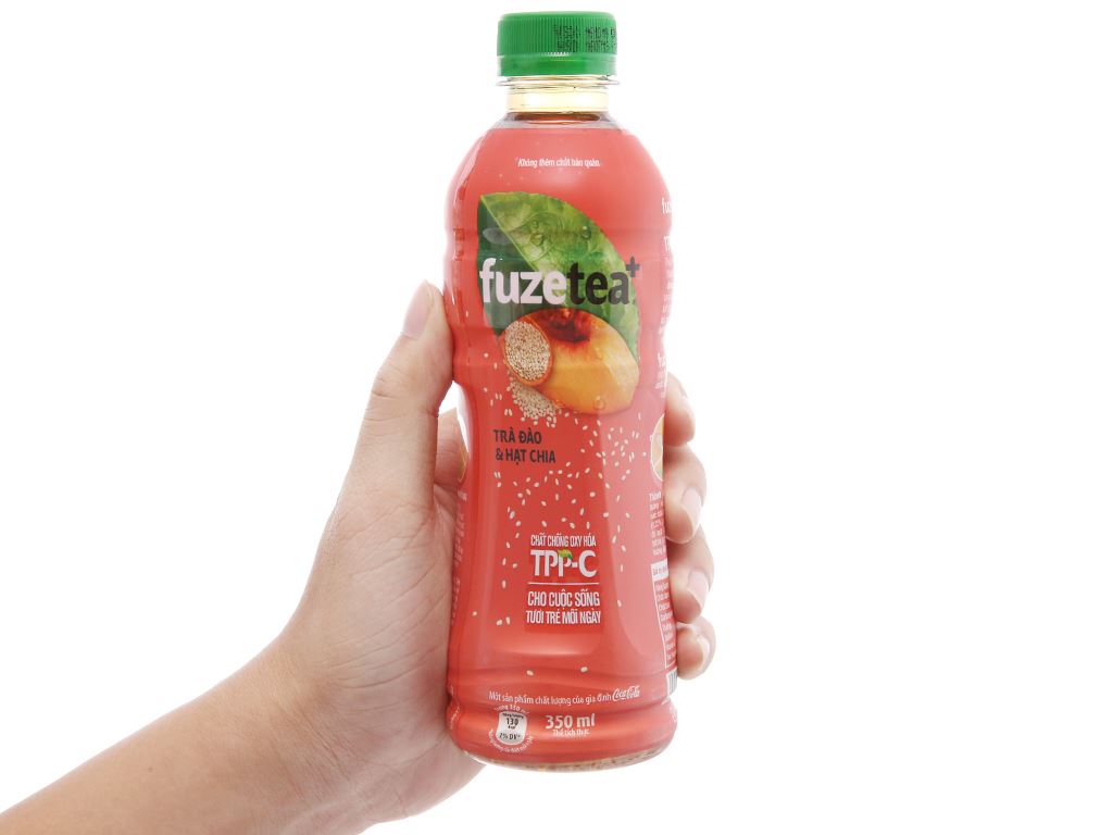 [Siêu thị WinMart] - Trà đào và hạt chia Fuze Tea 350ml