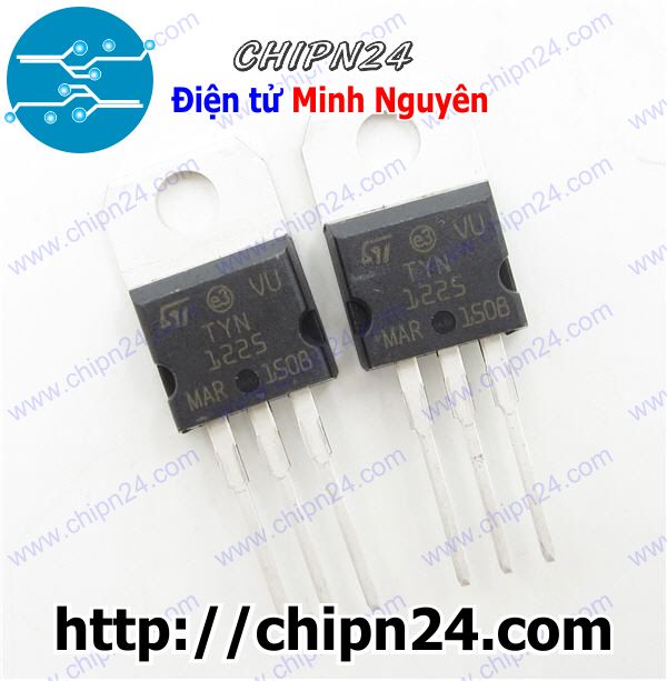 [2 con] (KT1) Triac SCR TYN1225 TO-220 25A 1200V (1225)