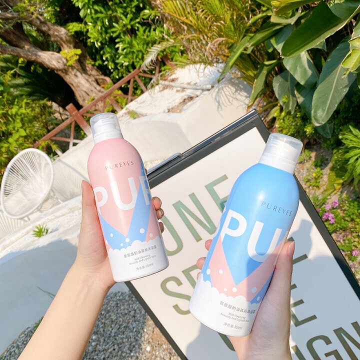 Sữa tắm dạng bọt Pureyes dưỡng trắng da (PE69)