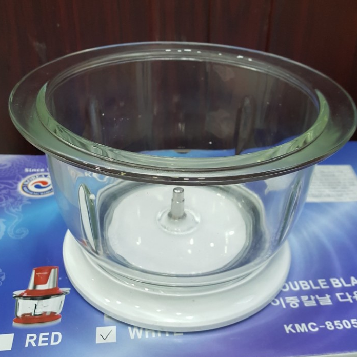 Cối thủy tinh máy xay thịt Korea king KMC-8505G và PMC-10B/R/G