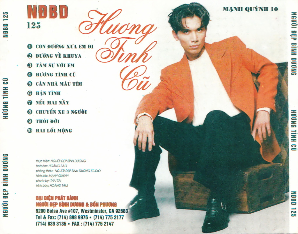 Bộ 6 đĩa CD nhạc Mạnh Quỳnh 5 (phôi đĩa nhật)