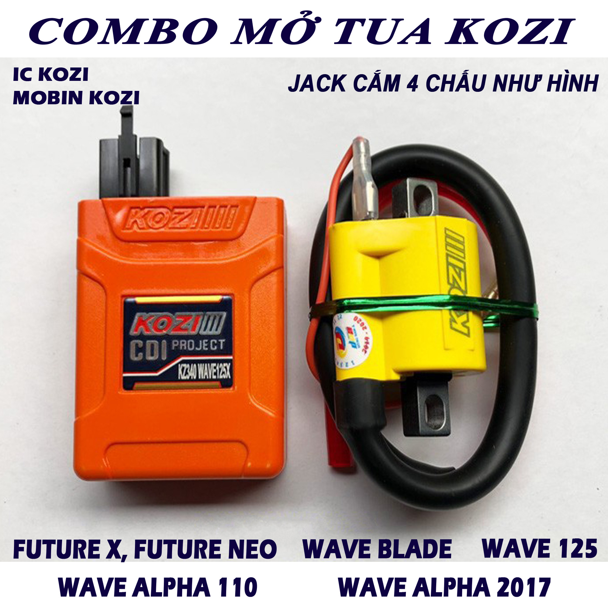 Combo IC mở tua Wave 110, Wave Blade, Wave 125i, Future X, Future Neo