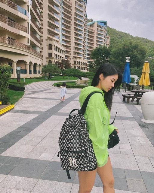 (HÀNG XUẤT XỊN) Balo MLB NY MONOGRAM BACKPACK VNXK Size Lớn Full Tem Tag