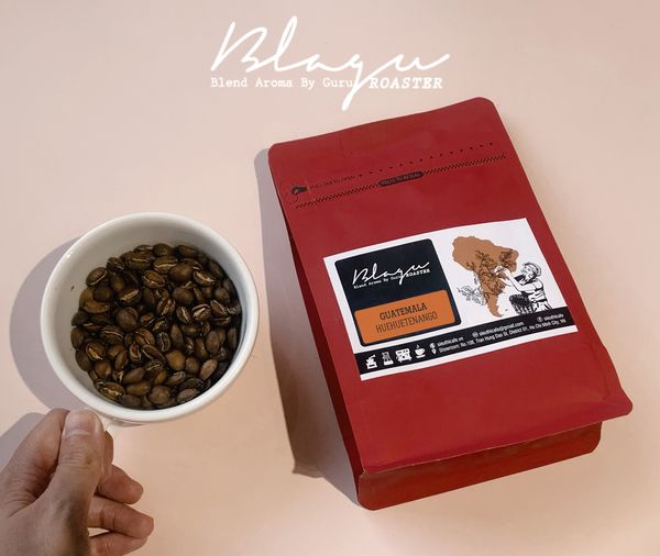 Cà Phê Blagu Hạt Đã Rang, Guatemala Huehuetenango  100% Arabica - Caturra, Bourbon  Medium 250g