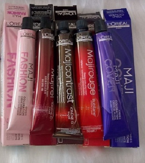 [HCM]thuốc nhuộm tóc loreal màu than chì 50ml kèm oxy