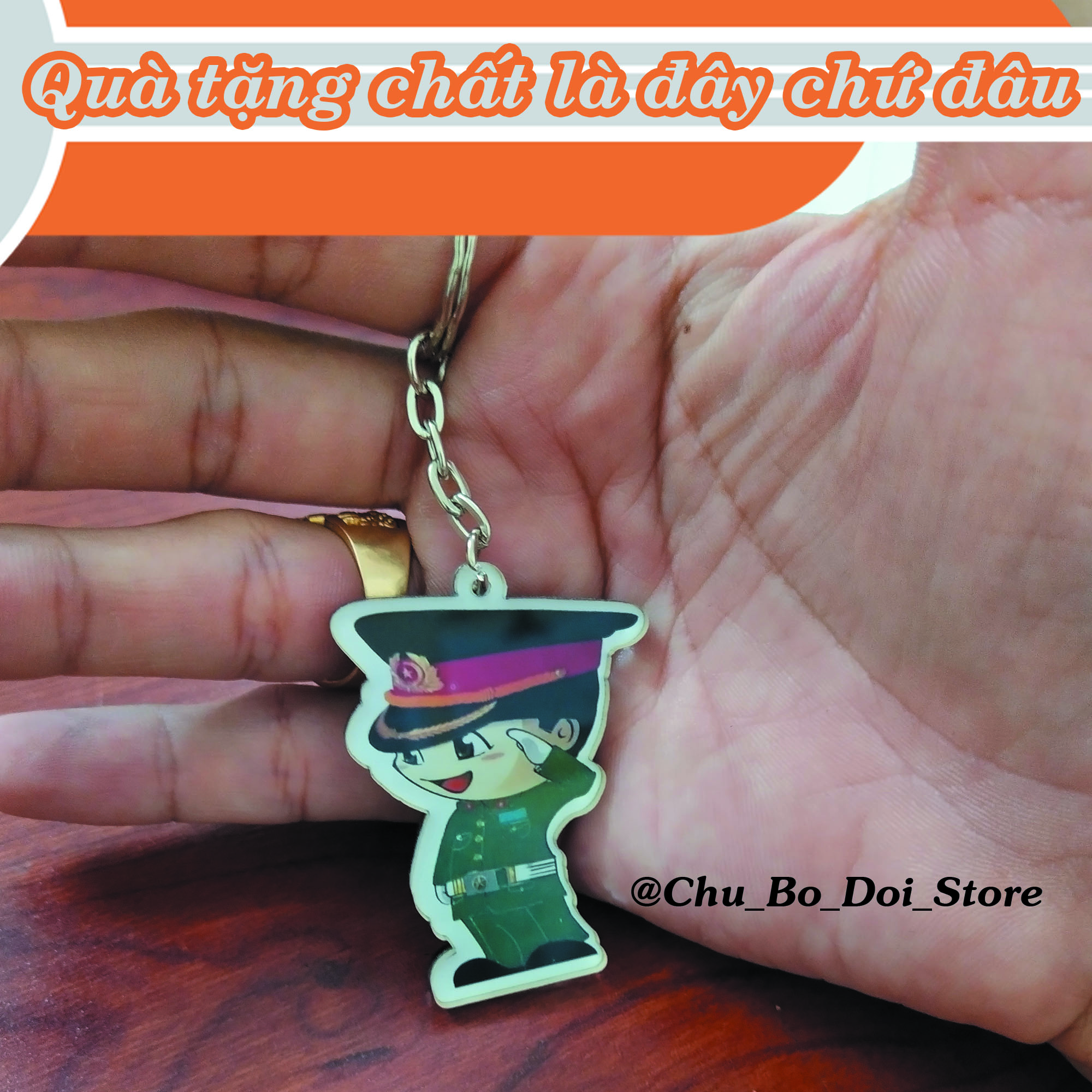 (COMBO MUA 2 ĐƯỢC 3) Móc khóa chú lính siêu cute