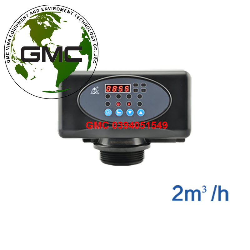 Van tự động 3 cửa Runxin F71P1 công suất 2m³/h dùng trong lọc nước giếng khoan, Autoval sục rửa theo thời gian