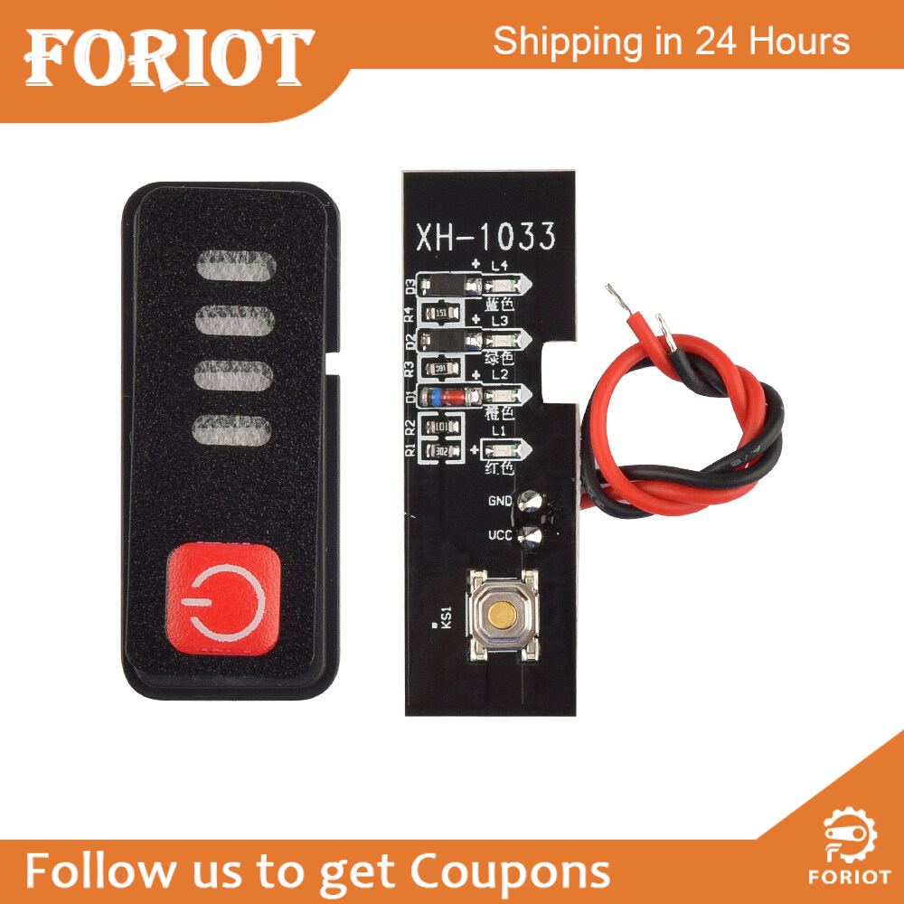 Foriot 5S 18V 21V Battery Capacity Indicator Module with Power Display and Battery Shell Battery Level Indicator Tester LED Display for 5S