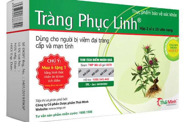TRÀNG PHỤC LINH - Dùng cho người viêm đại tràng cấp , mạn tính