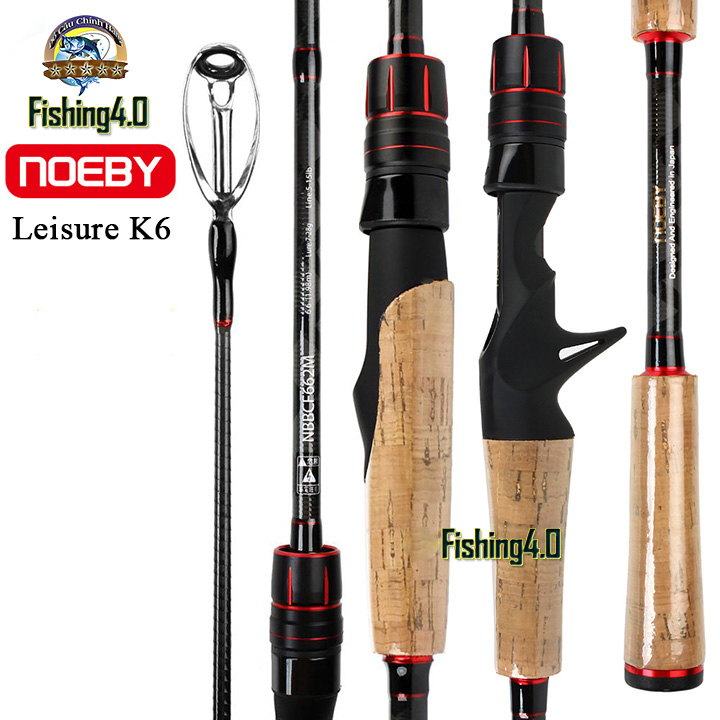 Cần câu lure Neoby Leisure K6 - máy đứng máy ngang [Chính hãng]