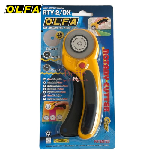 Dao cắt vải tròn xoay an toàn nhật olfa rty-2/dx
