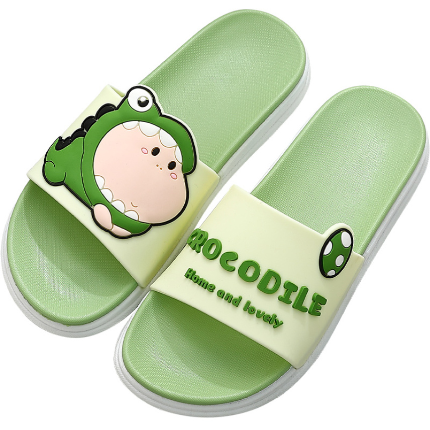 Dép quai ngang unisex thời trang ulzzang họa tiết cá xấu crocodile siêu kute dễ thương đi cực êm TGG68-45 giá rẻ
