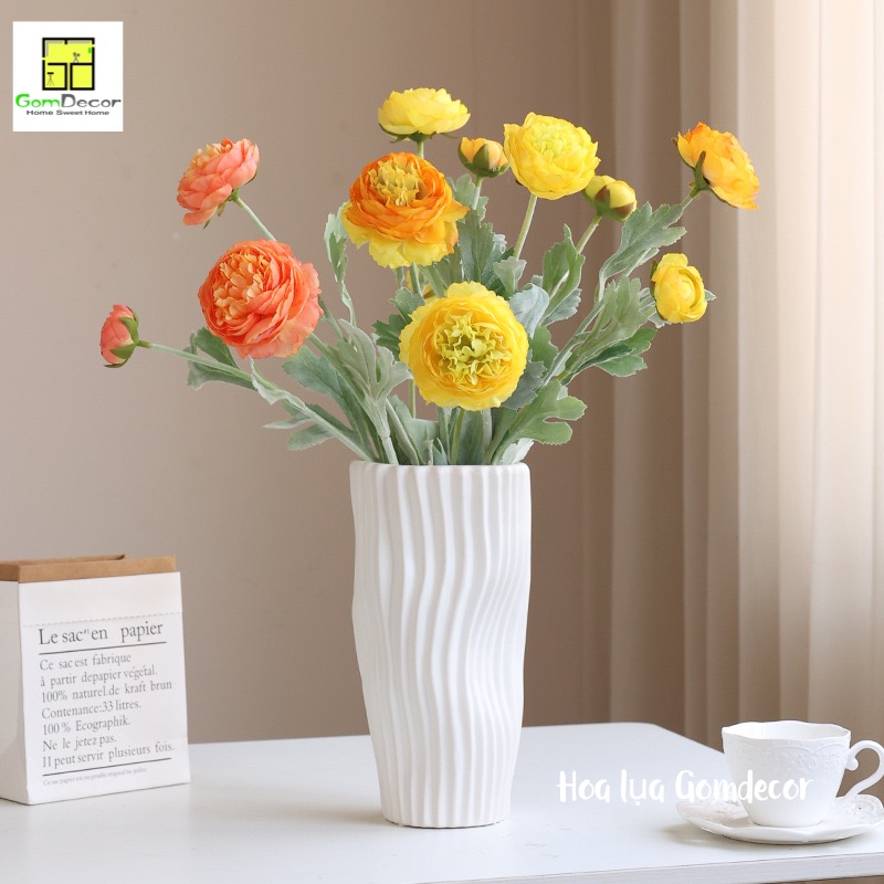 Hoa mao lương hoa lụa cao cấp đẹp như thật