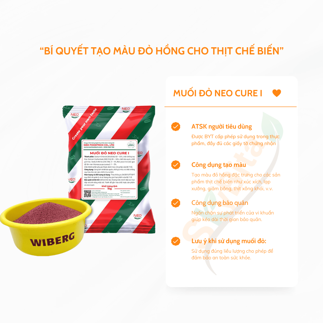 Muối Đỏ Neo Cure 1kg