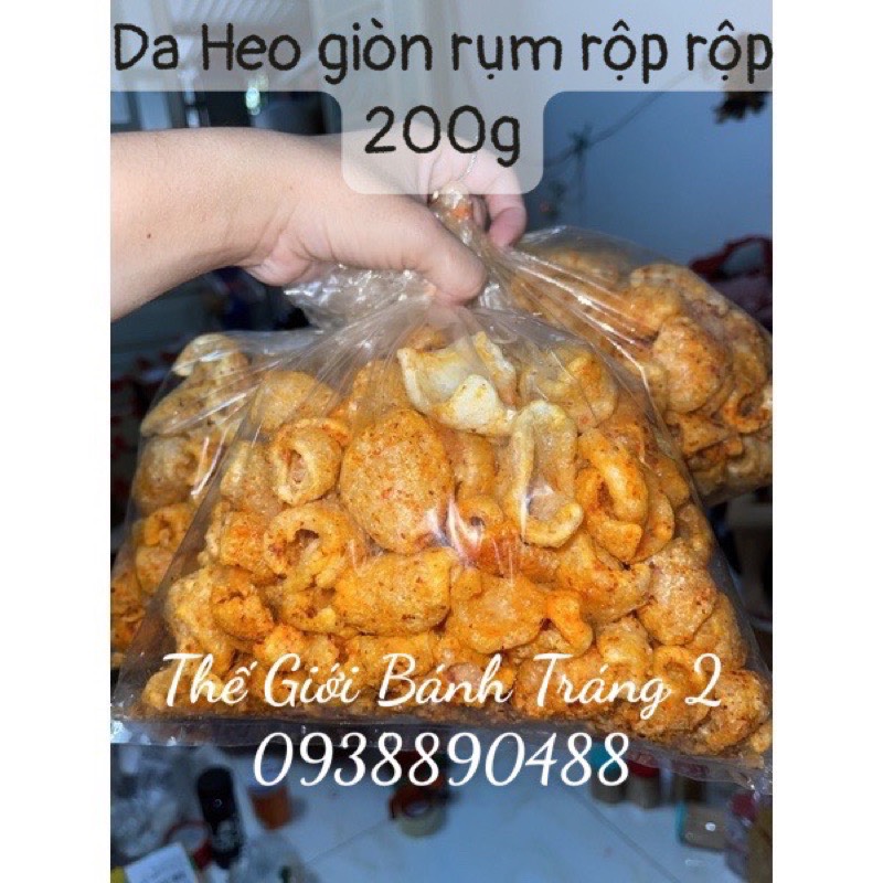 200g da heo cháy tỏi ớt cực ngon