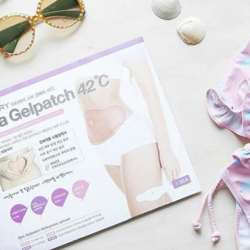 [HCM][Hộp 5 Miếng] Miếng Dán Tan Mỡ Bụng Spa Gel Patch 42°C Hàn Quốc