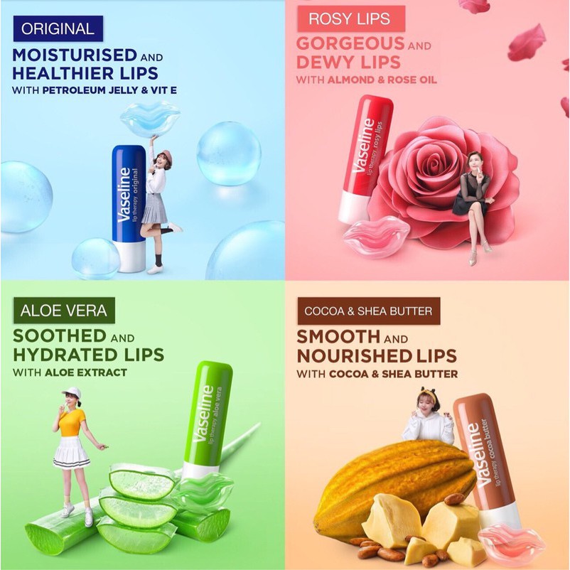Son Dưỡng Môi Vaseline Dạng Thỏi 4.8g