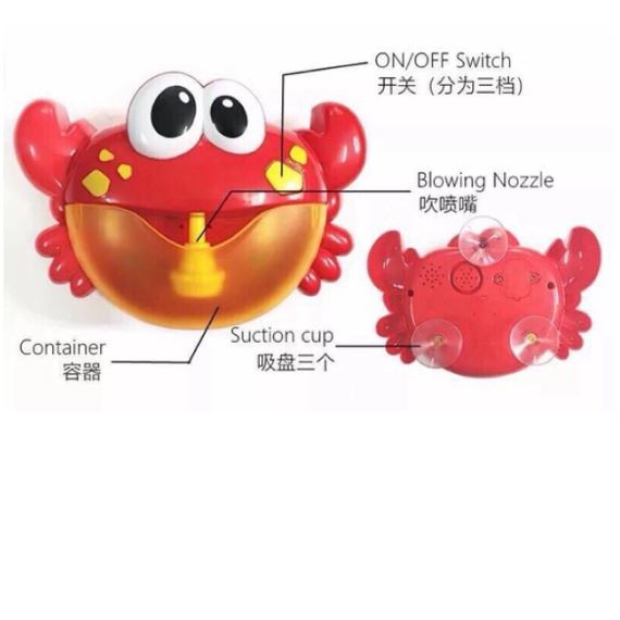 Đồ chơi Cua thổi bong bóng tạo bọt