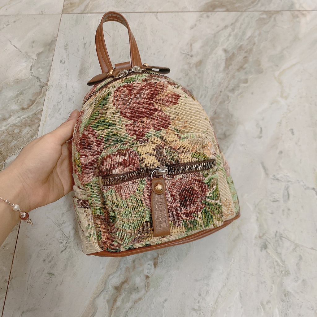 Balo Nữ Thời Trang Đi Chơi Du Lịch Họa Tiết Phong Cách Hàng Hiệu Cao Cấp Siêu Cute BL006 - MINTT68