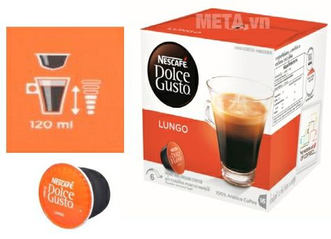 Viên nén cà phê Lungo cho máy Dolce Gusto HSD 01/2022
