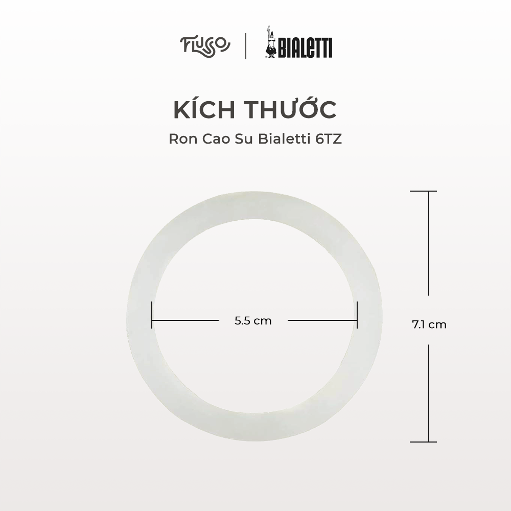 Ron Cao Su Phụ Kiện thay thế cho Ấm Cà Phê Bialetti