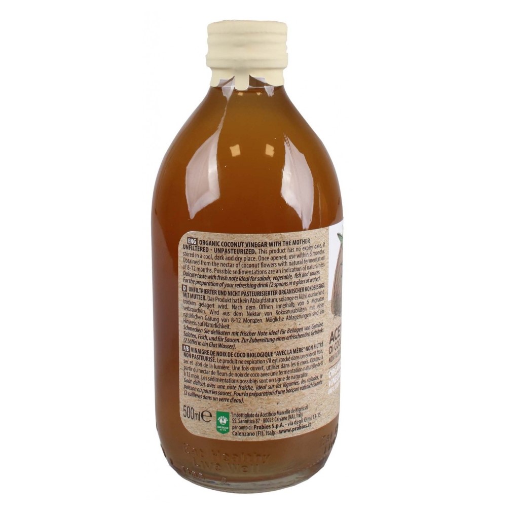 ProBios Organic Coconut Vinegar With The Mother 500ml
