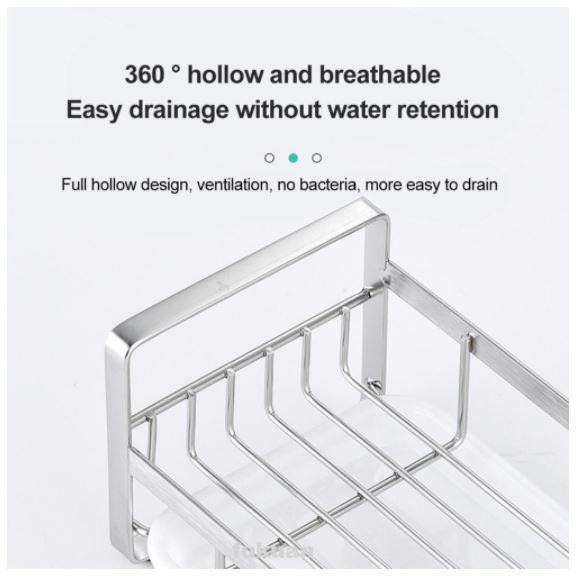 kệ rổ đựng dụng cụ rửa chén bát inox 304