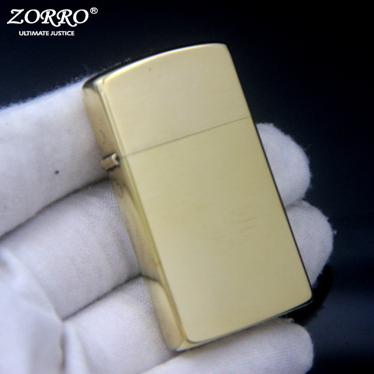 Bật lửa xăng đá zorro vỏ đồng chơn cao cấp cực sang ZC9