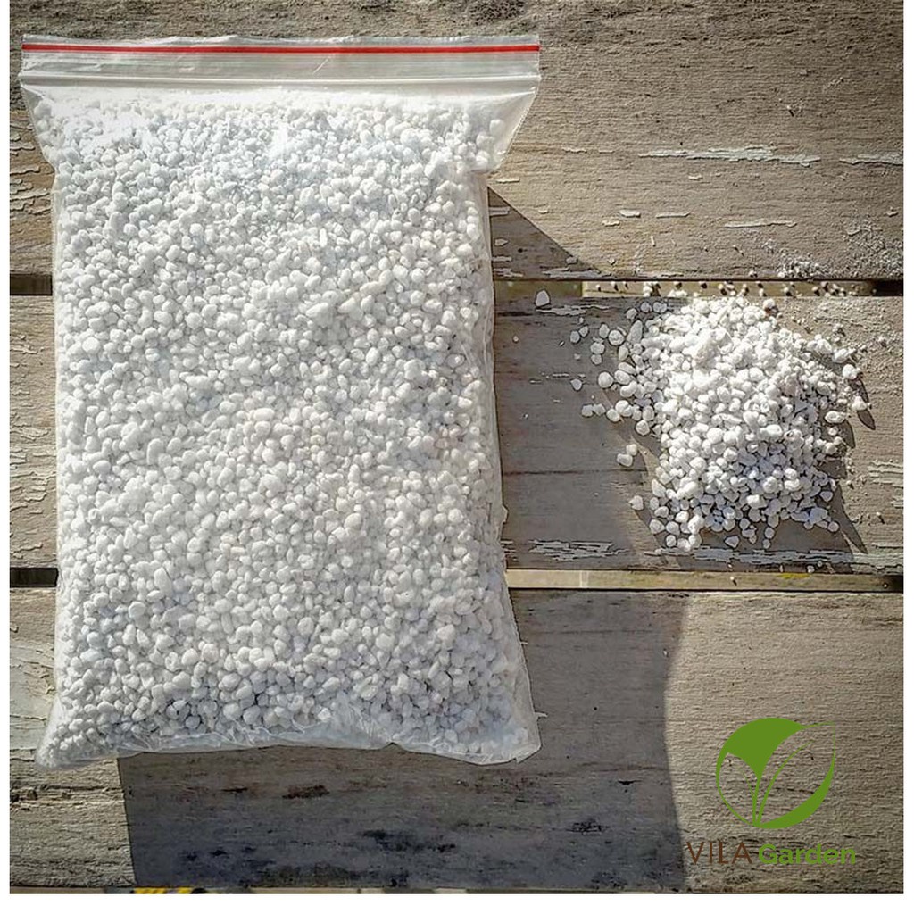 Đá Perlite - Đá Trân Châu Trồng Cây,Thủy Canh Trang Trí, Size 3 - 7mm (Gói 100gr)