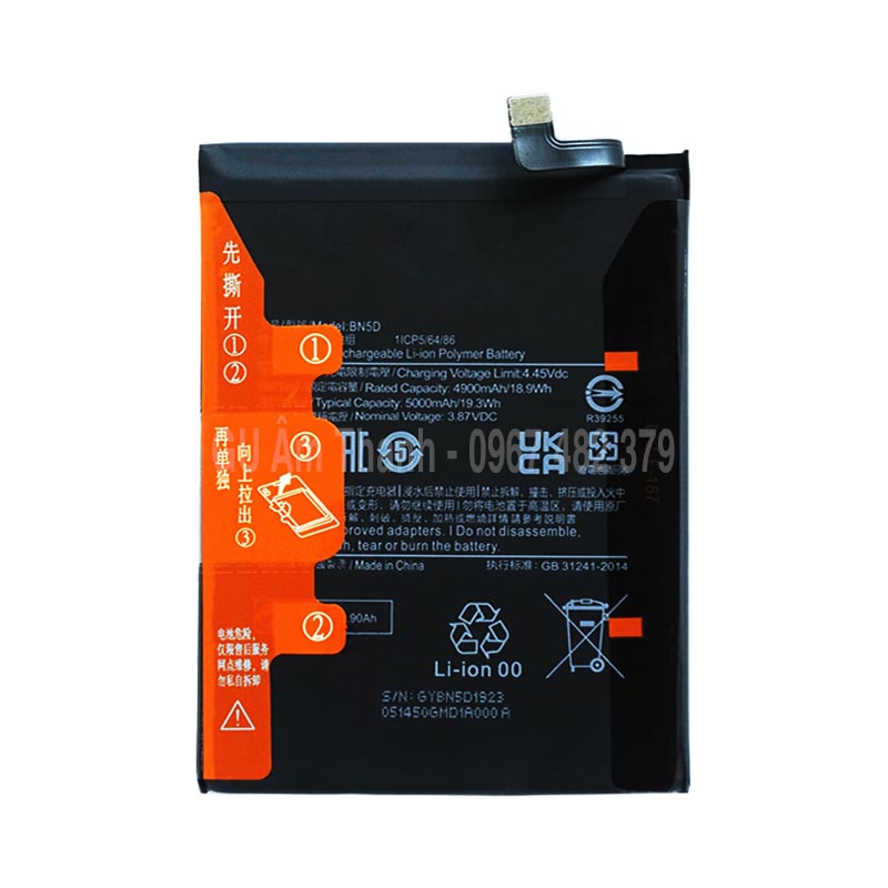 Pin cho xiaomi redmi note 11 4g 2201117tg dung lượng 5000mah zin máy