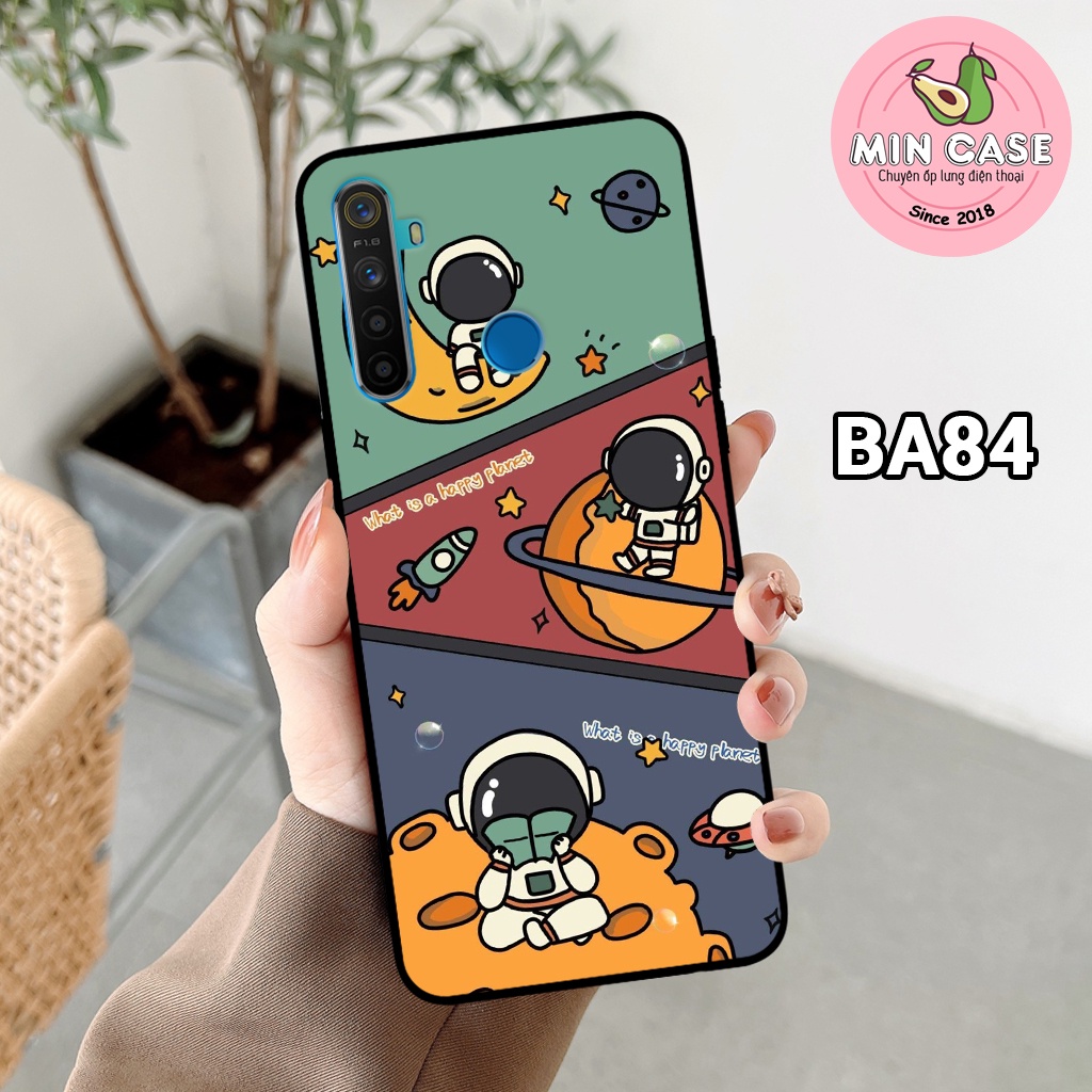 Ốp lưng realme 5/ 5i/ 5 pro/ realme 6/ 6 pro - ốp lưng realme in hình phi hành gia astronaut dễ thương