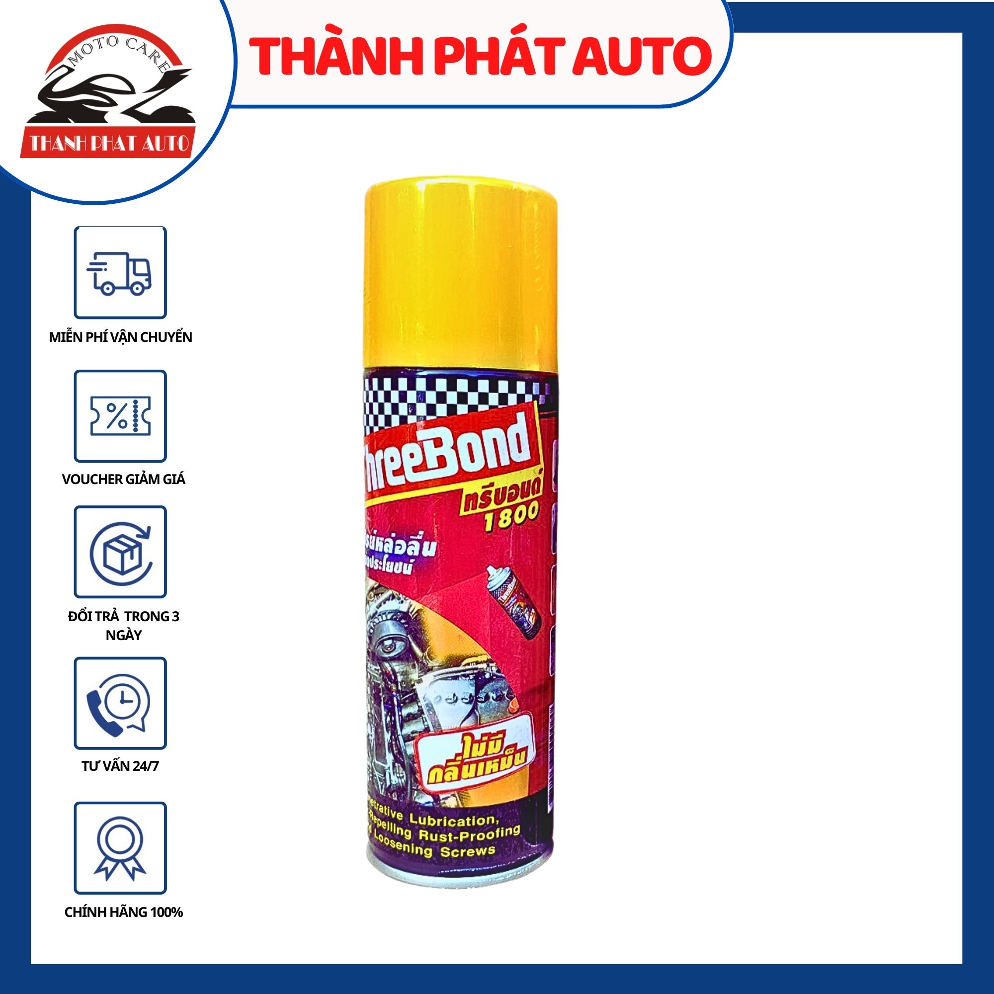 Chai xịt phá sét, rửa sên ThreeBond Thailand 400ml