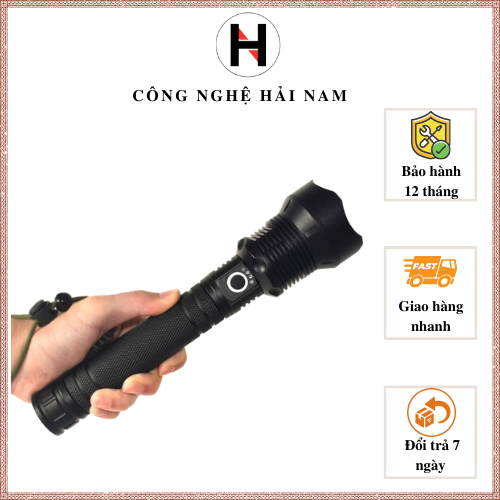 Đèn pin siêu sáng cầm tay bằng kim loại cứng HN-P70