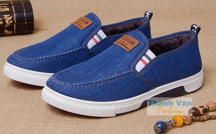 Giày mọi dành cho nam TV020 (xanh), size từ 39 - 44